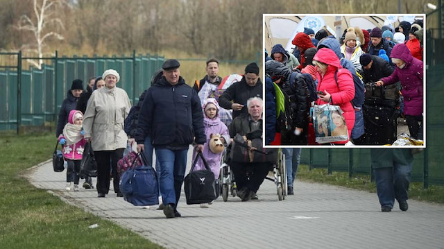 Ukrayna'dan 11 milyonu aşkın mülteci Polonya'ya geçti