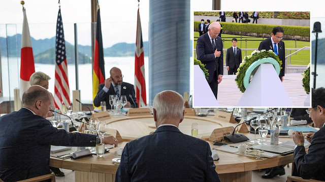 G7 Liderler Zirvesi 2023 başladı: Japonya'da bir araya geldiler