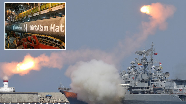 Rusya açıkladı: TürkAkım ve MaviAkım'ı koruyan savaş gemimiz saldırıya uğradı
