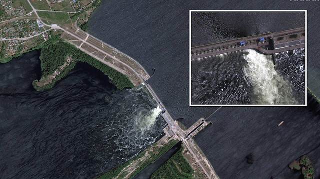 Rusya kontrolündeki Nova Kakhovka barajı vuruldu; tahliyeler başladı