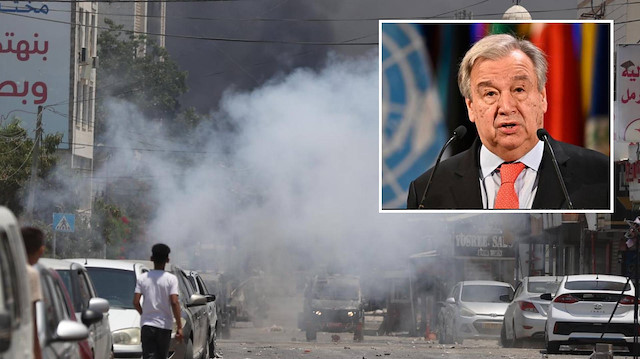 Birleşmiş Milletler Genel Sekreteri Guterres: Sivilleri hedef alan tüm şiddet ve terör eylemlerini kınıyorum