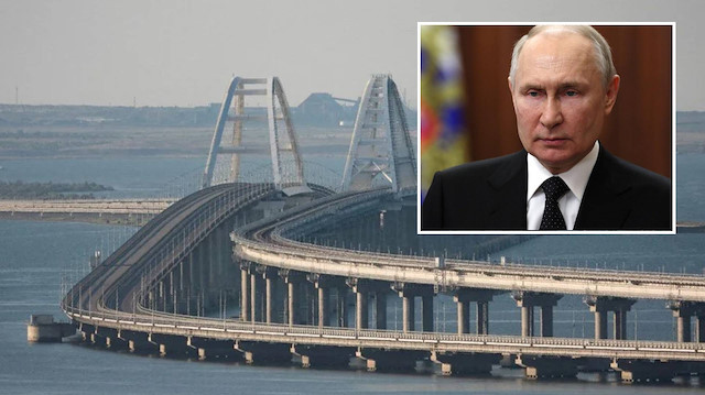 Rusya Devlet Başkanı Putin: Rusya Kırım köprüsüne yönelik saldırıya yanıt verecek