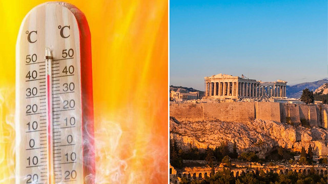 Yunanistan'da aşırı sıcaklar nedeniyle tarihi alanlara ziyaret sınırı