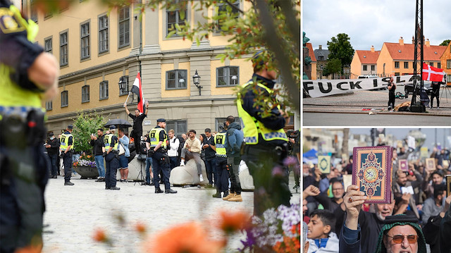 Danimarka ve İsveç'te Kur'ân-ı Kerim'e yönelik çirkin saldırılar devam ediyor