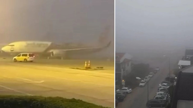Nem bulutları nedeniyle hava trafiği aksadı: Uçaklar farklı illere indi