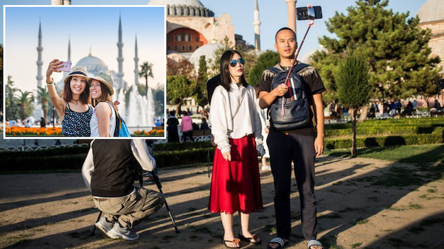 İstanbul'a en sıcak ayda gelen turist sayısında 10 yılın rekoru kırıldı