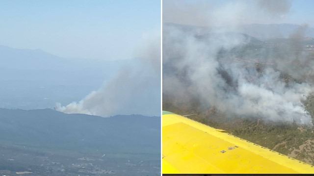İzmir'in Bayındır ilçesinde orman yangını: Çok sayıda ekip sevk edildi