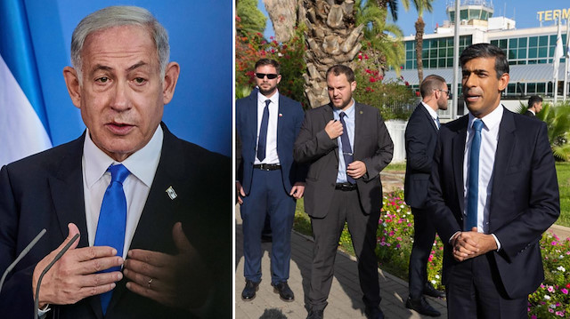 İngiltere Başbakanı Sunak'tan İsrail'e destek ziyareti