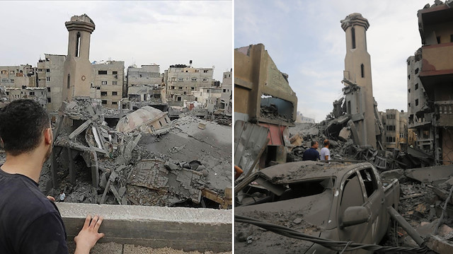 Gazze'de İsrail'in saldırıları sonucu 7 Ekim'den bu yana 31 cami tamamen yıkıldı