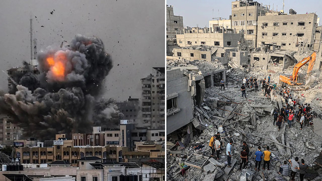 İsrail Gazze Şeridi'nde fırını hedef aldı: 10 Filistinli hayatını kaybetti