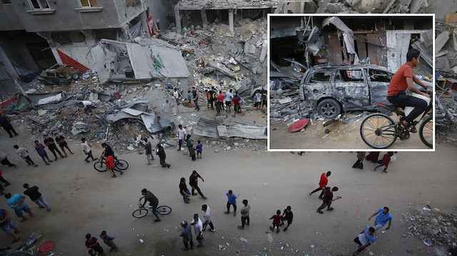 İsrail'in Gazze Şeridi'ne yönelik saldırıları gece boyunca sürdürdü