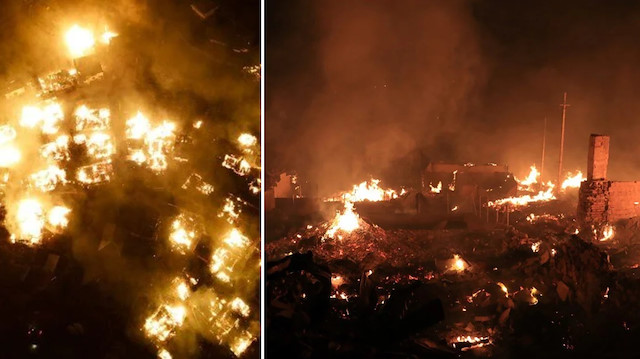 Kastamonu'da yangın 43 köy evini kullanılamaz hale getirdi
