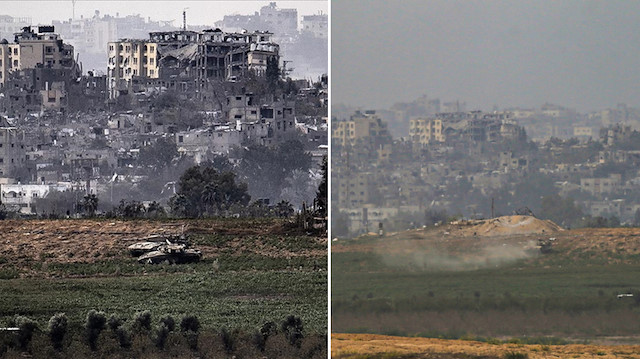 İsrail ordusu Gazze'de kara operasyonlarının genişlemeye devam edeceğini duyurdu