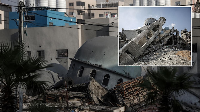 İsrail ordusu Gazze'deki iki camiyi hedef aldı