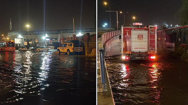 İzmir'de sağanak sonucu dere taştı: Ev ve iş yerleri sular altında kaldı
