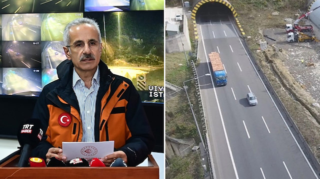 Bakan Uraloğlu duyurdu: Yenilenen Bolu Dağı Tüneli yarın trafiğe açılıyor