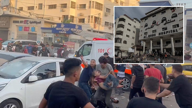 İsrail ordusu Gazze’deki Şifa Hastanesi'ni bombaladı: Ölü ve yaralılar var