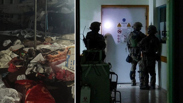 İsrail güçleri Şifa Hastanesi'ndeki sığınmacı ve hastaların birçoğunu zorla dışarı çıkardı