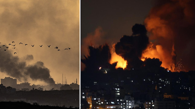 İsrail gece boyunca Gazze Şeridi'nde sivil yerleşimlere bomba yağdırdı