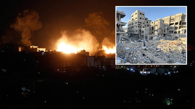 İsrail ordusu kara işgalini genişletiyor: Dün gece Gazze'nin güneyi hedefteydi