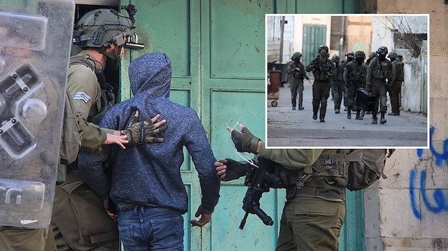 İsrail güçleri Batı Şeria'da son 24 saatte 40 Filistinliyi gözaltına aldı