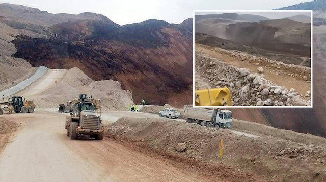 Erzincan altın madeninde toprak kayması: Toprak altında kalan 9 işçiye ulaşılamıyor