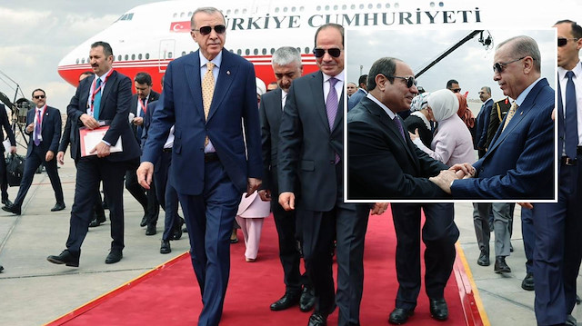 Cumhurbaşkanı Erdoğan 12 yıl sonra Kahire'de