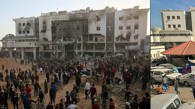 "Hastaneyi biz bombalamadık"tan Şifa'yı yerle bir eden işgal gücü