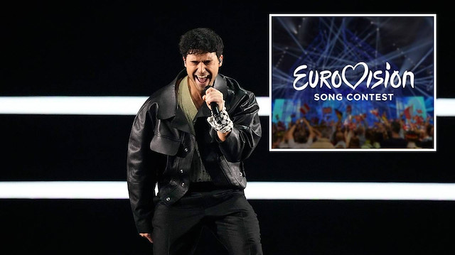 Eurovision'a Filistin damgası: İsveçli sanatçı sahneye kefiyeyle çıktı