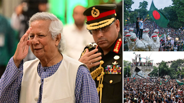 Nobel ödüllü Muhammed Yunus, Bangladeş geçici hükümetinin başkanı olarak yemin etti