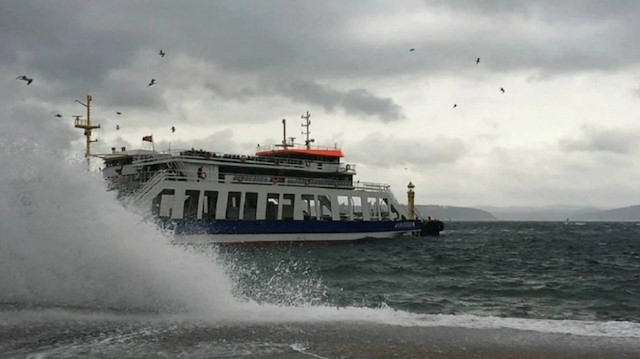 Deniz ulaşımında çok sayıda sefer iptal oldu