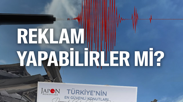 Deprem uzmanlarının reklamlarda yer alması normal mi?