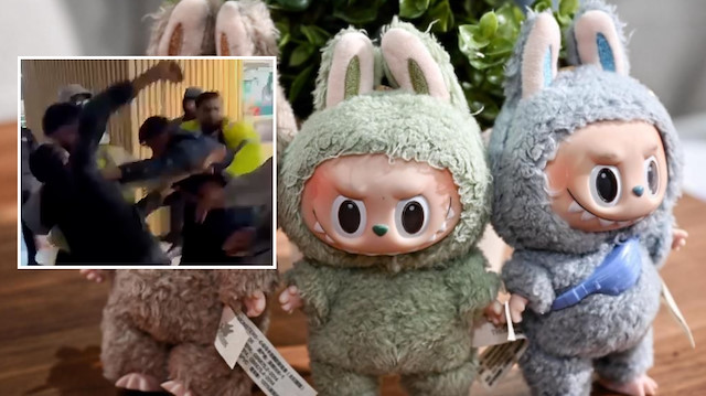 'Labubu' çılgınlığı: Oyuncak için yumruk yumruğa kavga