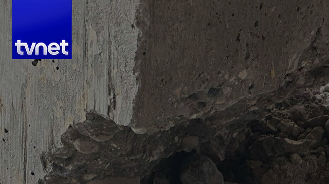 Üzerine beton dökülen kedi mucizevi şekilde kurtuldu
