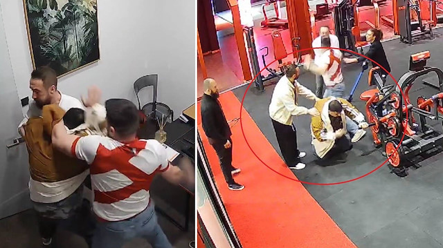 Milli sporcuya pusu kurdular: Dakikalarca darbettiler