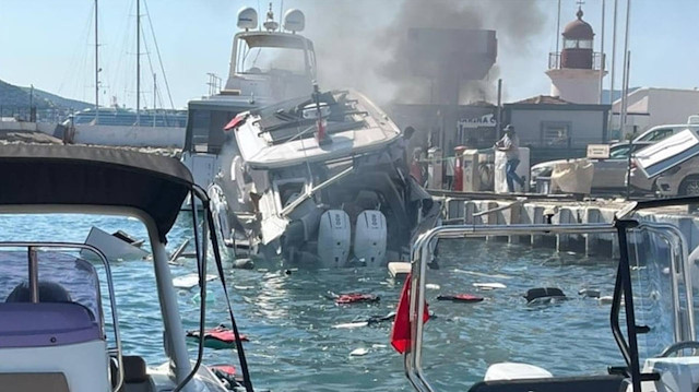 Bodrum'da patlayan lüks teknenin sahibi ünlü iş adamı çıktı