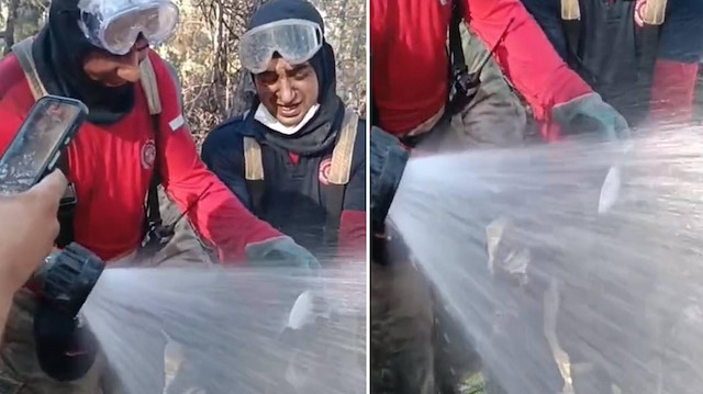Yangın helikopteri ormana balık düşürdü: İstanbul İtfaiyesi'nden hayata döndürme seferberliği