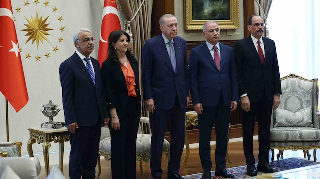 Cumhurbaşkanı Erdoğan ile görüşen DEM Parti'den ilk açıklama