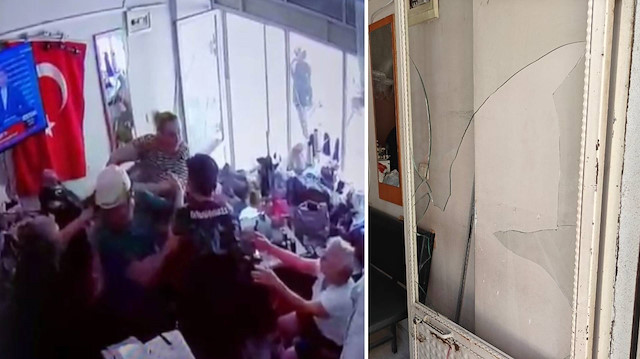 Baba-oğul şehir eşkıyalığı kameralara yansıdı: Kadın terzinin iş yerini basıp darp ettiler