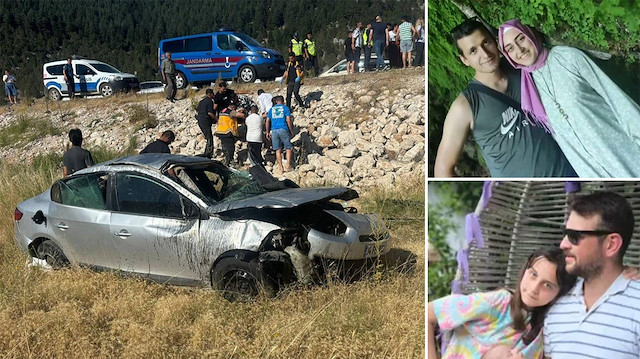 Polis memuru tayini çıktığı şehre giderken kaza yaptı: 3 kişi hayatını kaybetti