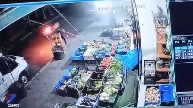 Küçükçekmece'de akılalmaz olay: Gece vakti market molotoflandı