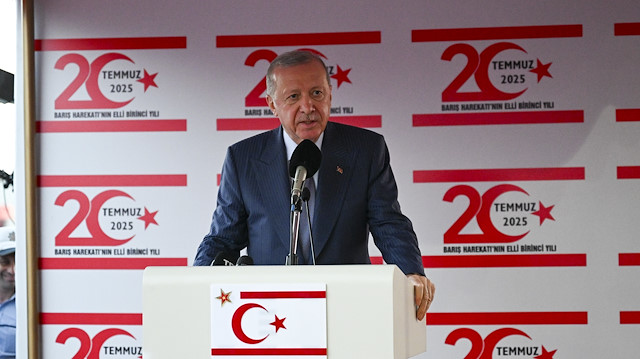 Cumhurbaşkanı Erdoğan'dan KKTC çağrısı: İki devletli çözümü destekliyoruz