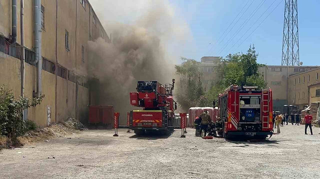 Kazan imalathanesi yandı: Bir kişi hastaneye kaldırıldı