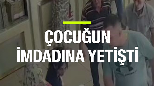 Nefesi kesilen çocuğa Heimlich müdahalesi