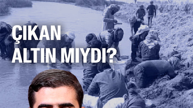 Fırat Nehri’nin çekilmesiyle kıyamet alameti olan altın mı ortaya çıktı?