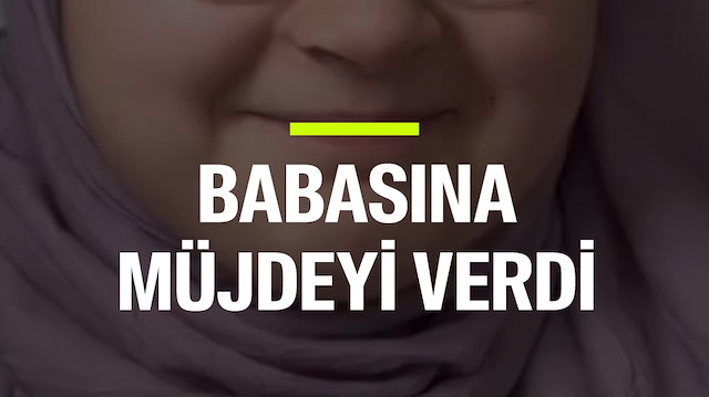 Babasına hafız olduğunu müjdeledi