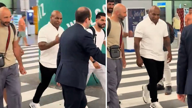 Boksun efsanesi İstanbul'da: Mike Tyson'ın sürpriz ziyareti