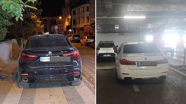Park ihlali yapan gurbetçilere tepki: Camlara asılan notlar sosyal medyada gündem oldu