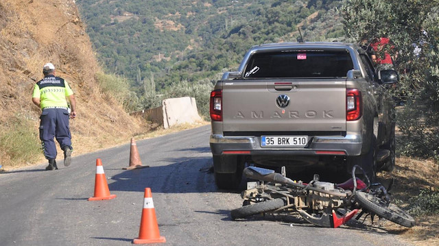 İzmir Ödemiş’te motosiklet kazası: Virajı alamayan sürücü hayatını kaybetti