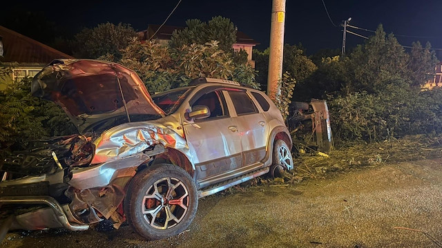 Samsun'da otomobil ile cip çarpıştı; bir ölü, iki yaralı